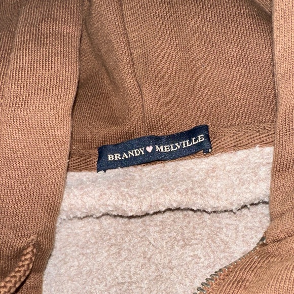 Brandy Melville Oversized Brown Women’s Hoodie - Picture 2 of 3
